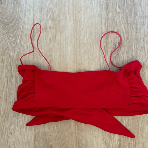 Wilfred free red tie bandeau - Picture 2 of 2